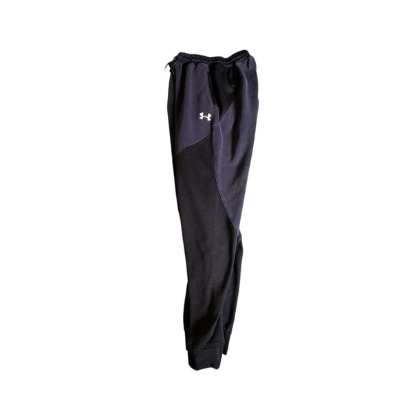 Under Armour Storm Jogger Pants Men’s Small Black Navy Athletic Sweatpants Logo - Picture 8 of 11
